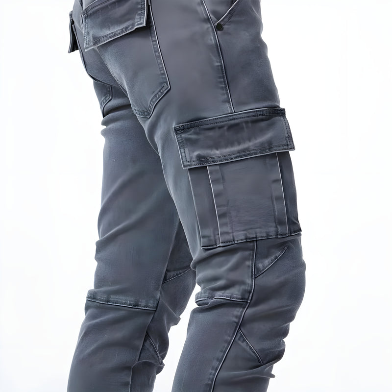 Jeans Pelli | Cargo in Denim Elasticizzato